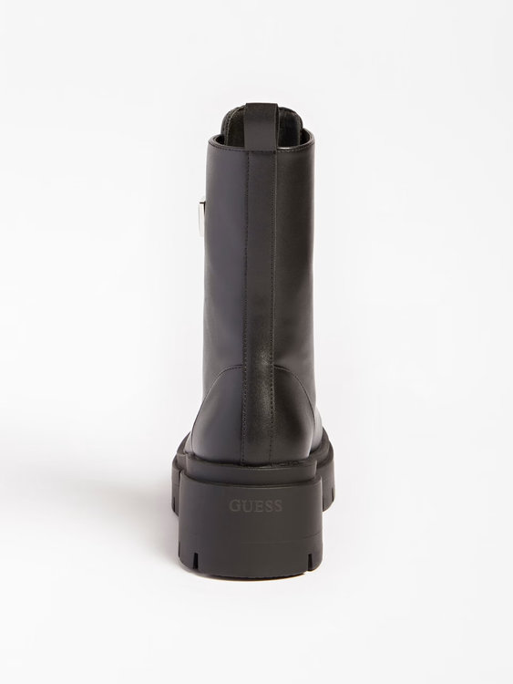 Módní Leila kozačky, Černá barva, 2022