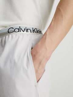 Luxusní Modern Structure pyžamový set, Bílá, Šedá barva, M