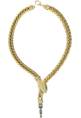 GUESS – Golden Temptation náhrdelník, Zelená, Zlatá barva