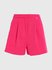 Cotton Linen kraťasy Růžová barva Ženy