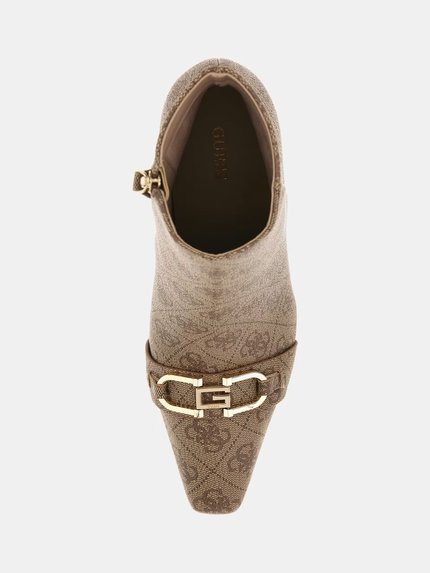 Módní Silene kotníkové kozačky, Hnědá barva, 2023