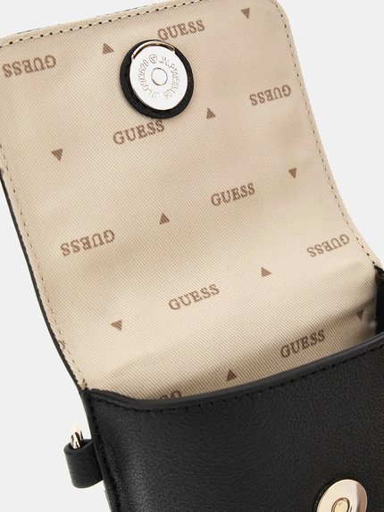 Luxusní Latona Flap obal na mobil, Černá barva, T/U