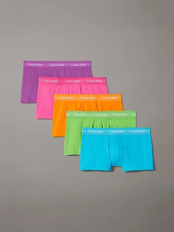 Calvin Klein Underwear – The Pride boxery 5ks, Fialová, Modrá, Oranžová, Růžová, Zelená barva