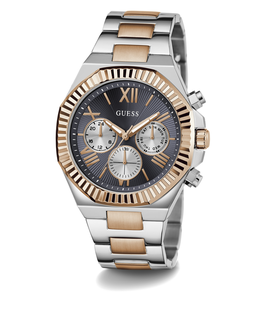 Luxusní Equity hodinky, Černá, Růžové zlato, Stříbrná barva, UNI