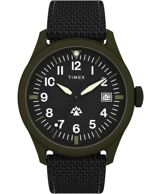 TIMEX – Traprock hodinky, Khaki, Zelená barva