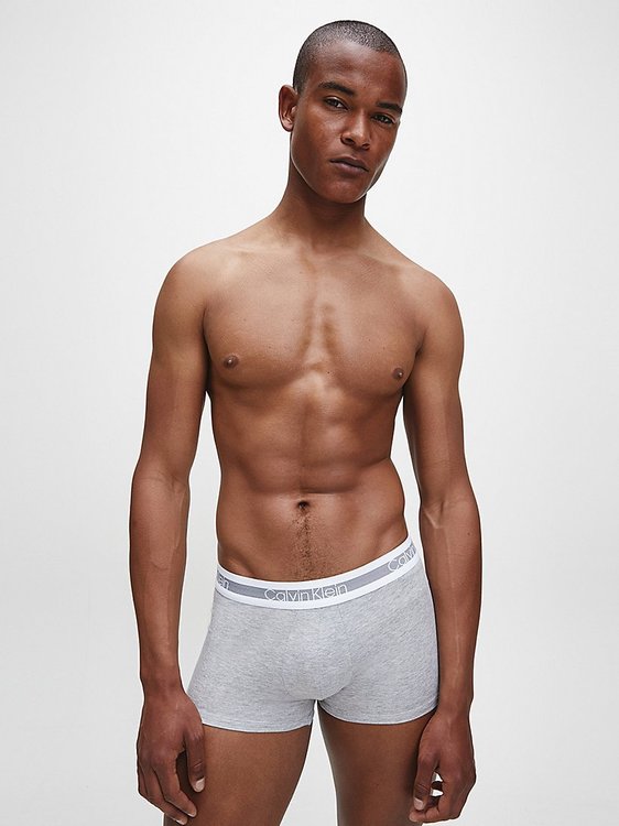 Bílá, Černá, Šedá barva, Cooling boxerky 3ks