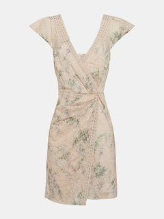 Luxusní Grace šaty, Béžová barva, L