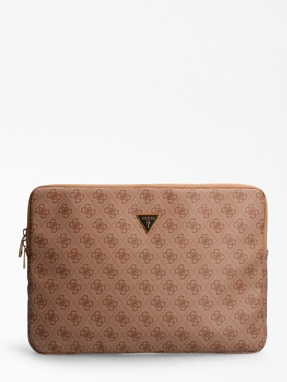 Guess – Vezzola taška na notebook, Hnědá barva