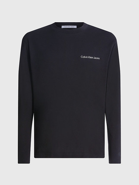 Institutional Back Logo triko Černá barva Muži