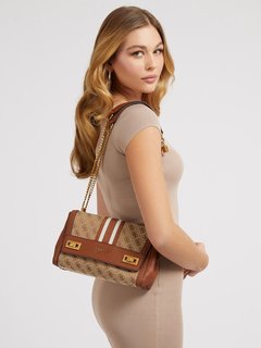 Luxusní Katey crossbody, Hnědá barva, T/U