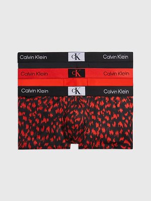 Calvin Klein Underwear – 1996 Micro boxery 3ks, Černá, Červená barva
