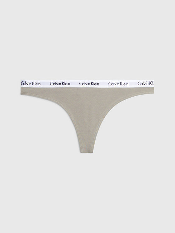 Calvin Klein Underwear – Carousel tanga, Béžová barva