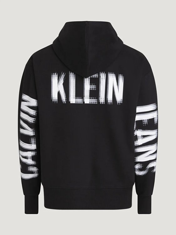 Módní Illusion Logo mikina, Černá barva, 2024