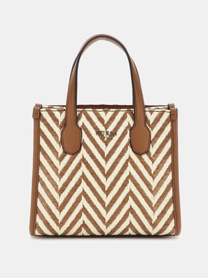 GUESS – Silvana 2 malá kabelka, Hnědá barva