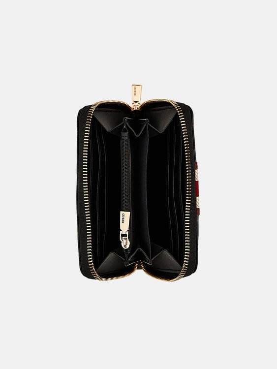 Módní Nelka Střední peněženka, Černá barva, 2024