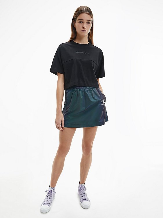 Logo triko – Calvin Klein Jeans, Černá barva Ženy