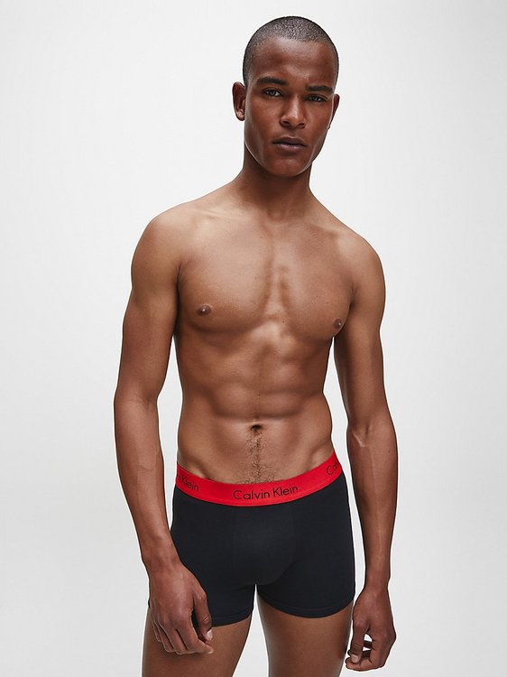 Boxerky 2ks – Calvin Klein Underwear, Černá, Červená barva Muži