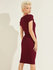 Guess, Bordó barva Svetrové šaty