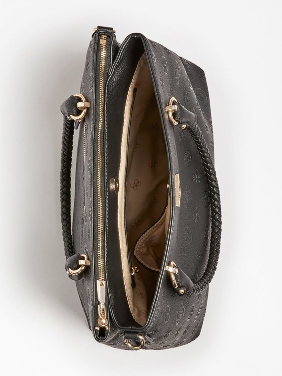 Módní Helaina hobo kabelka, Černá barva, 2022