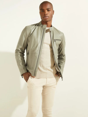 Biker bunda – Marciano, Zelená barva Muži