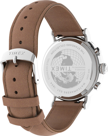 Módní Essential Collection hodinky, Hnědá, Stříbrná barva, 2022, 2023