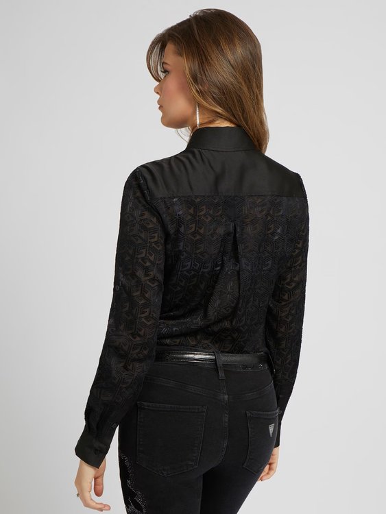 Coline košile – Guess, Černá barva Ženy