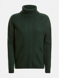 Luxusní Dawna svetr, Zelená barva, XS, S, M, L