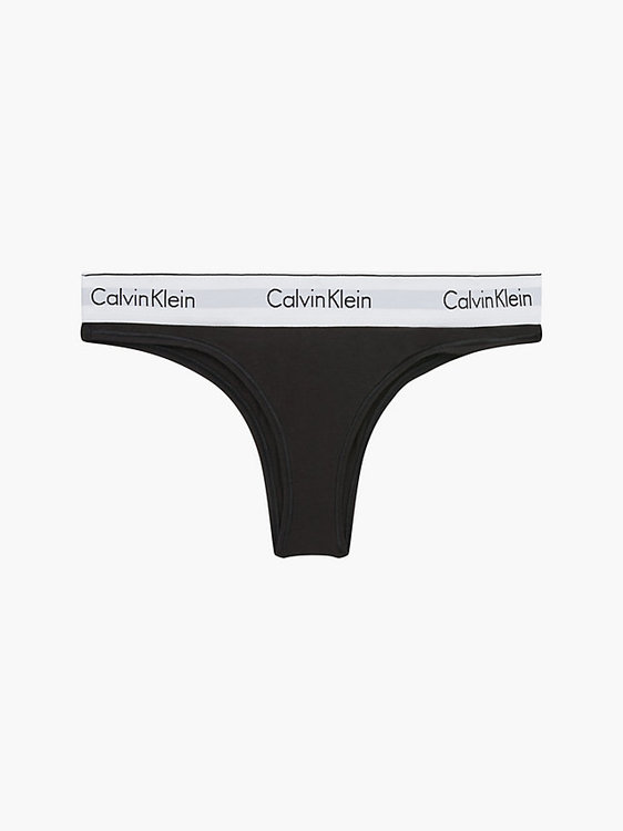 Calvin Klein Underwear – Modern Cotton brazilky, Černá barva