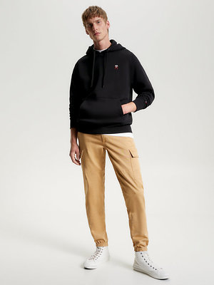 Small Hoody mikina – Tommy Hilfiger, Černá barva Muži