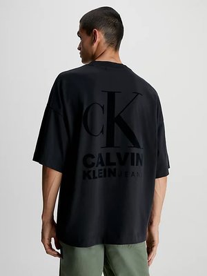 Bold Logo Varsity triko – Calvin Klein Jeans, Černá barva Muži