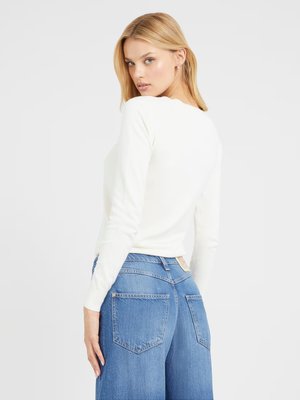 Helene svetr – GUESS, Bílá barva Ženy