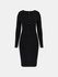 Melissa šaty Černá barva Ženy