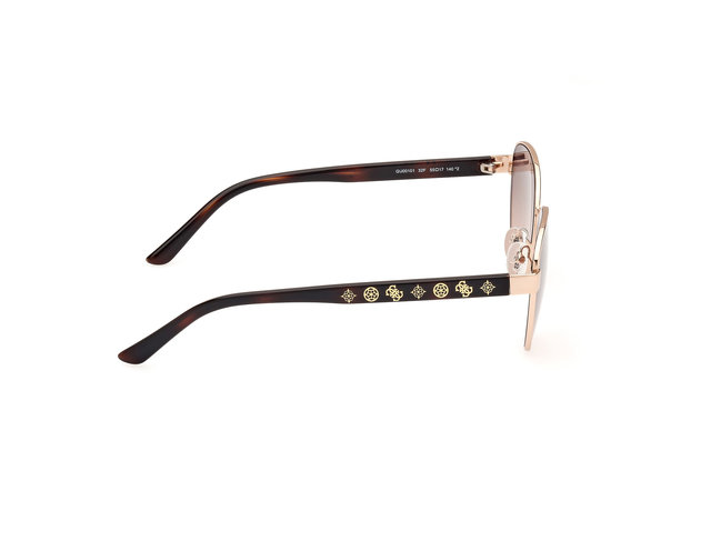 Černá, Růžové zlato barva, Sluneční brýle