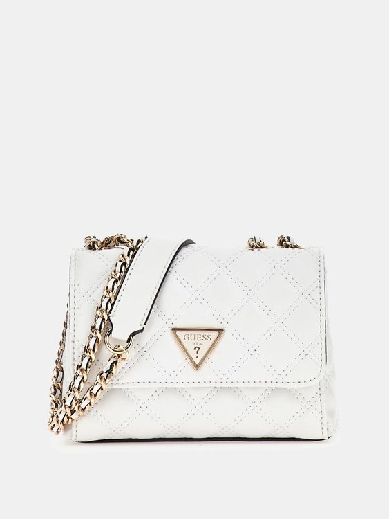 GUESS – Giully Mini 2 crossbody, Bílá barva