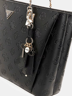 Luxusní Tisha Tote kabelka, Černá barva, T/U