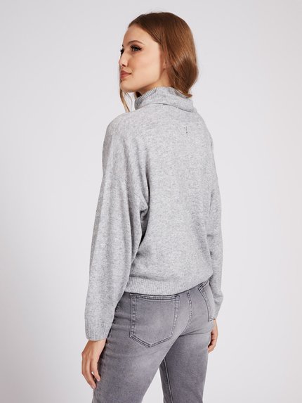 Módní Ludmilla svetr, Šedá barva, 2021, 2020