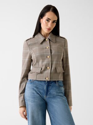 GUESS – Geraldine bunda, Béžová barva