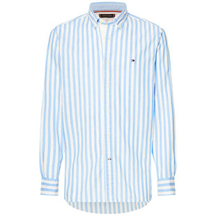 Stripe košile – Tommy Hilfiger, Bílá, Modrá barva Muži 1