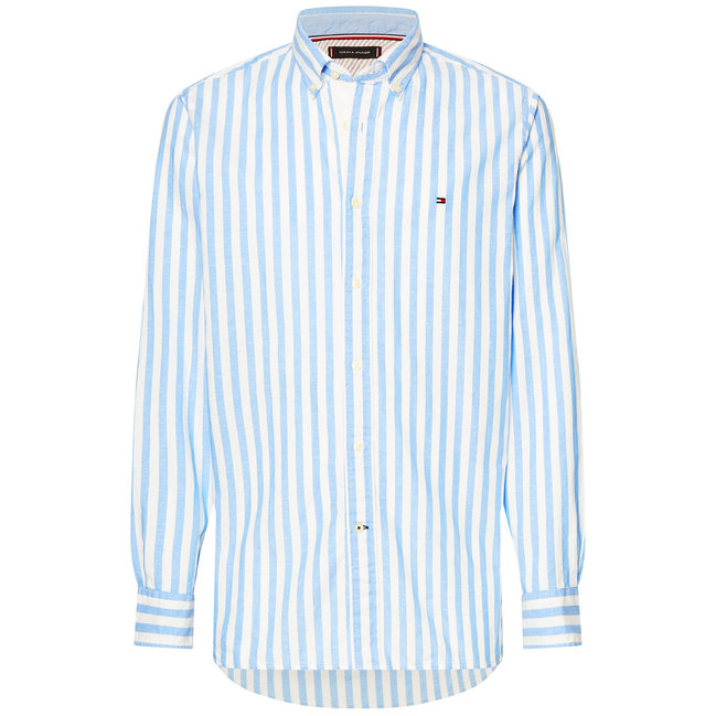 Stripe košile – Tommy Hilfiger, Bílá, Modrá barva Muži 1