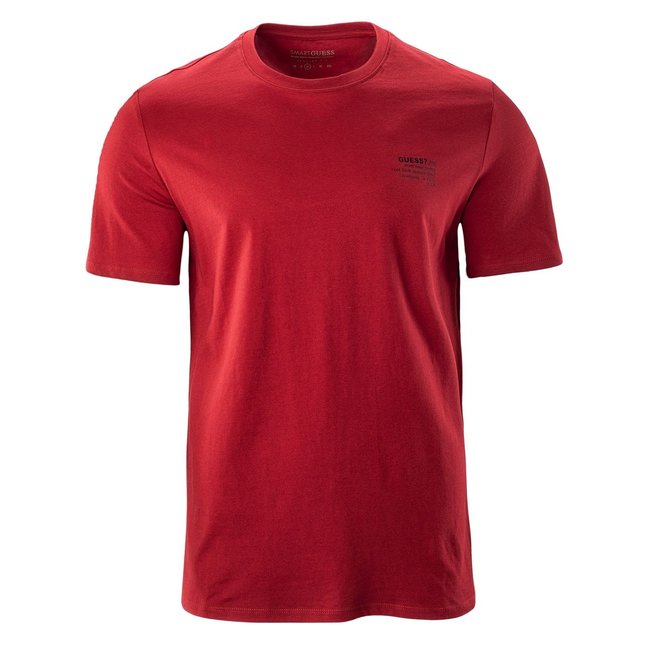 Triko – Guess, Červená barva Muži
