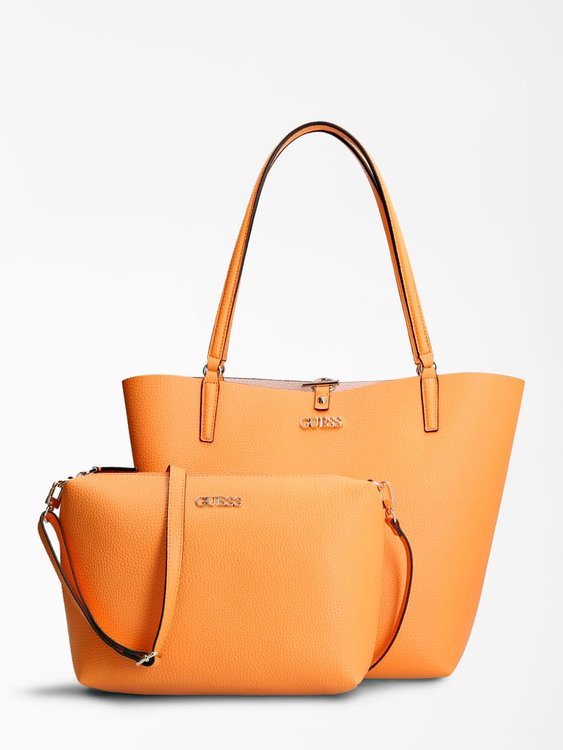 Guess – Alby shopper, Oranžová barva