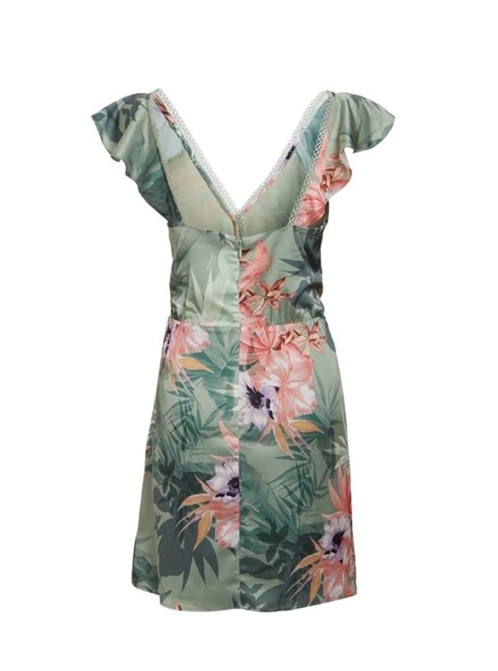 Olivia šaty – Guess, Khaki barva Ženy