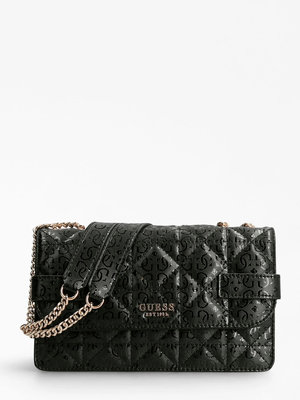 Guess – Kobo crossbody, Černá barva