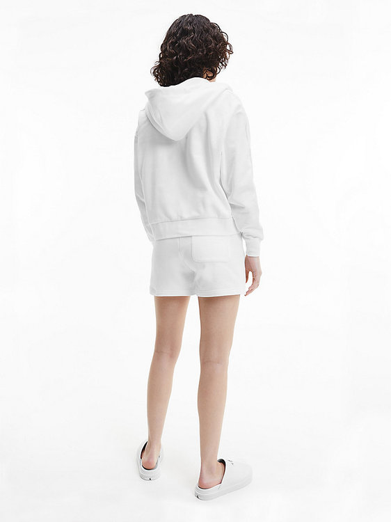 Luxusní Logo tape mikina, Bílá barva, XS, S, M