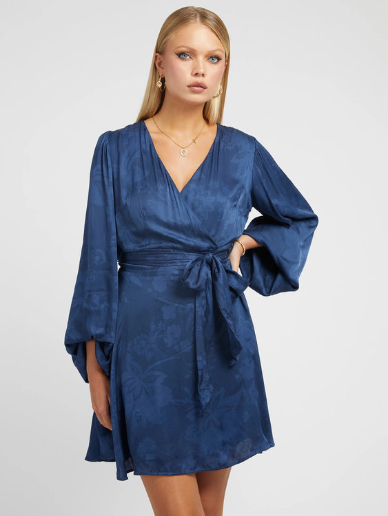 Guess – Noelie šaty, Modrá barva