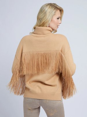 Leonie svetr – Guess, Hnědá barva Ženy