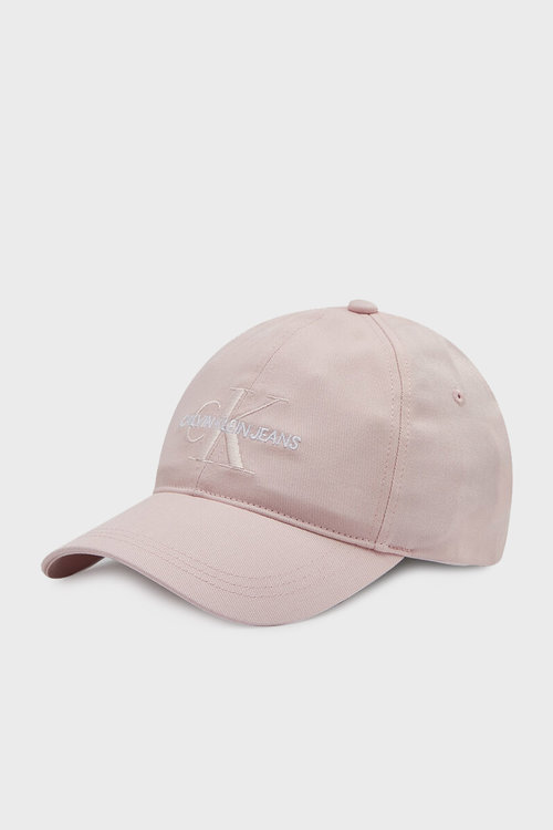 Calvin Klein Jeans – Monogram kšiltovka, Růžová barva