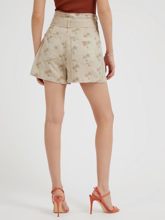 Módní Janna kraťasy, Béžová barva, 2023