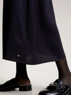 Luxusní Viscose Twill šaty, Navy barva, 34, 36, 38