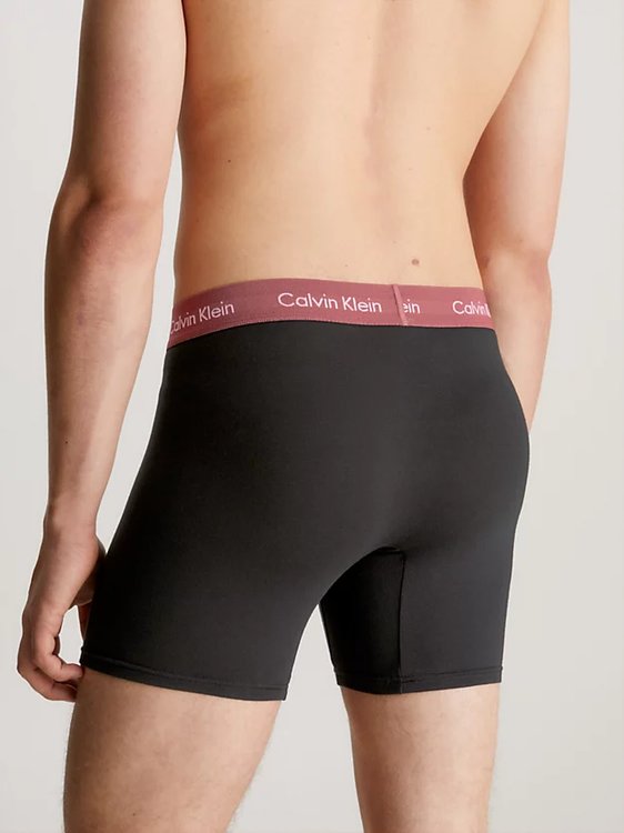 Módní Cotton Stretch boxery 3ks, Černá barva, 2023